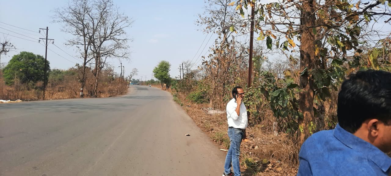 Actual site approach road — Umraoli East, Palghar
